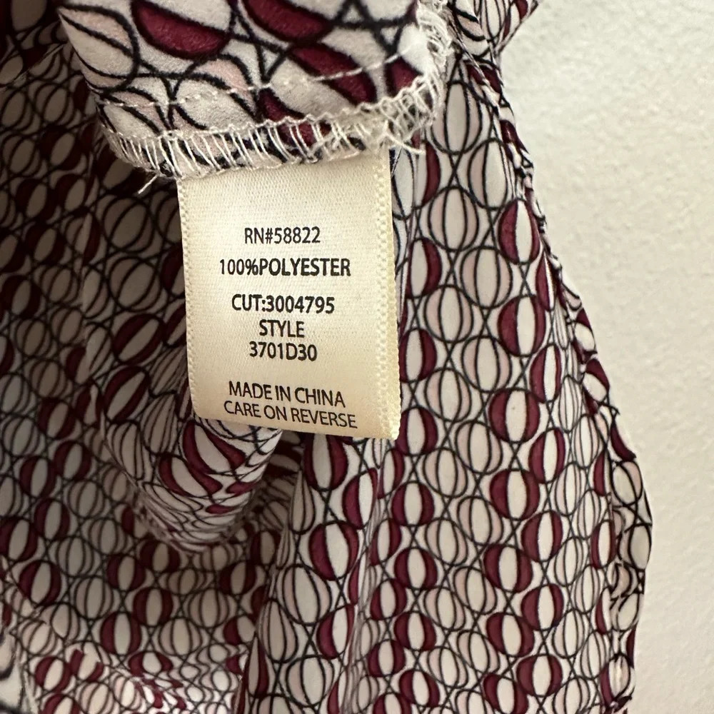 MAX STUDIO LONDON Printed Medium Button Down Long… - image 6